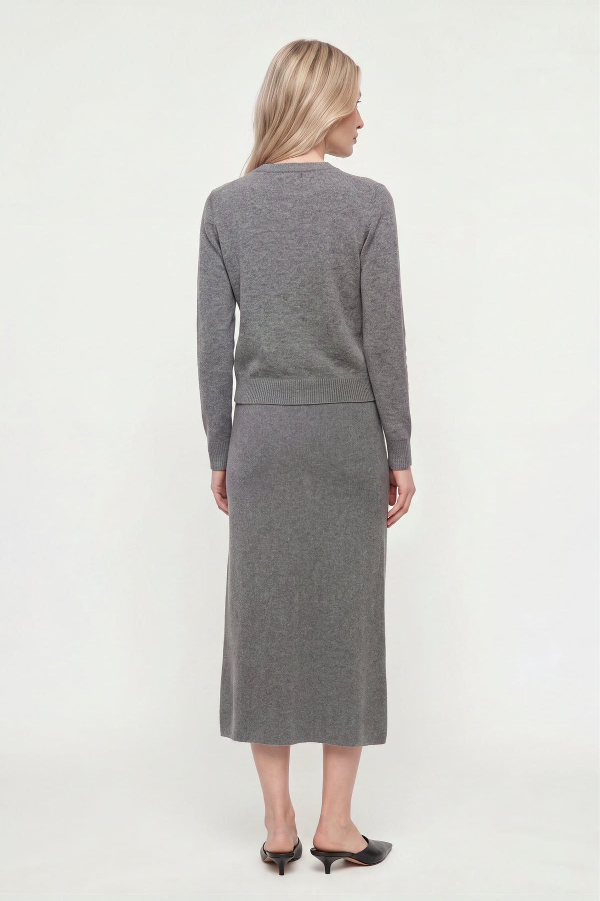 Cropped Cardigan aus Merino-Mix-Rich & Royal