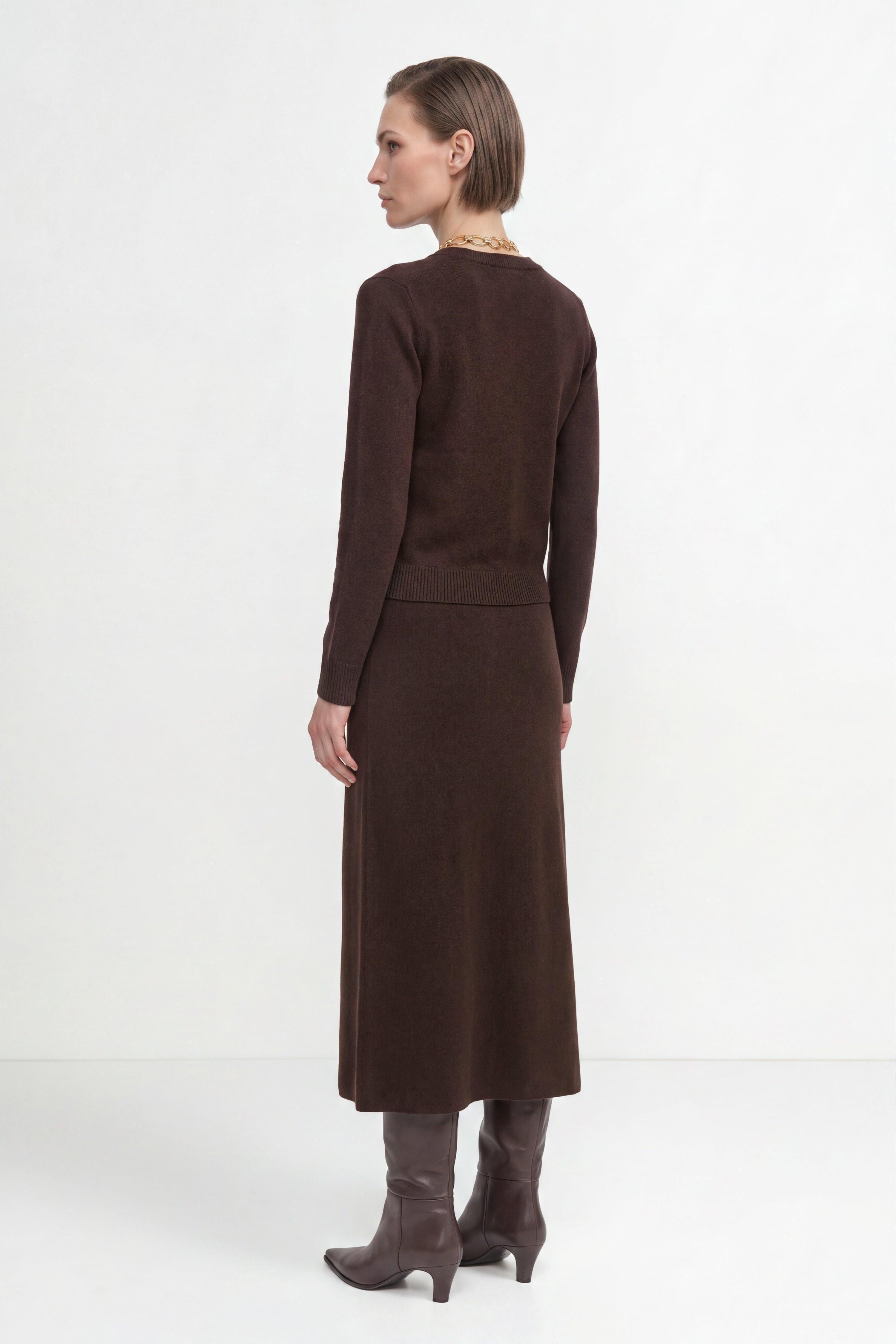 Merino-Kaschmir-Midirock-Rich & Royal