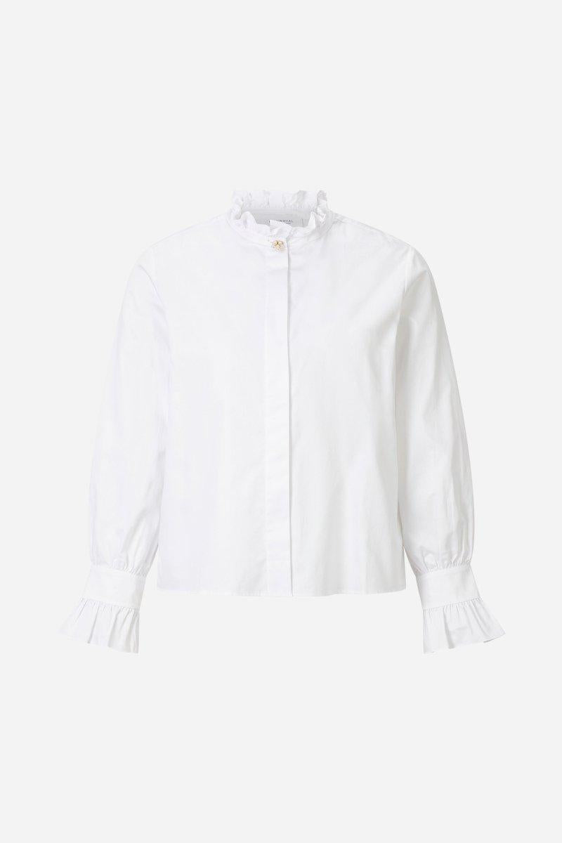 Baumwollbluse mit Rüschenkragen-Rich & Royal