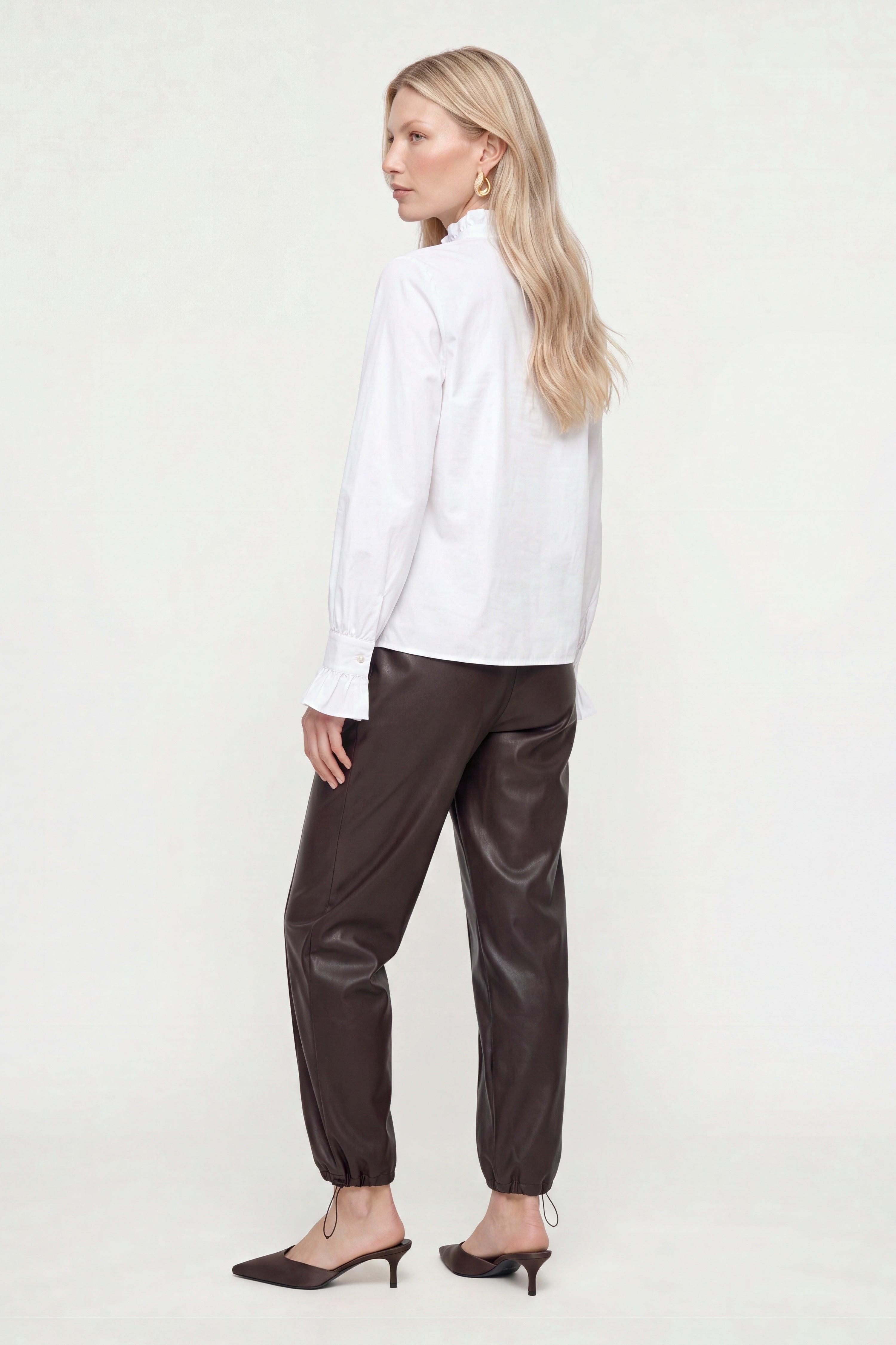Baumwollbluse mit Rüschenkragen-Rich & Royal