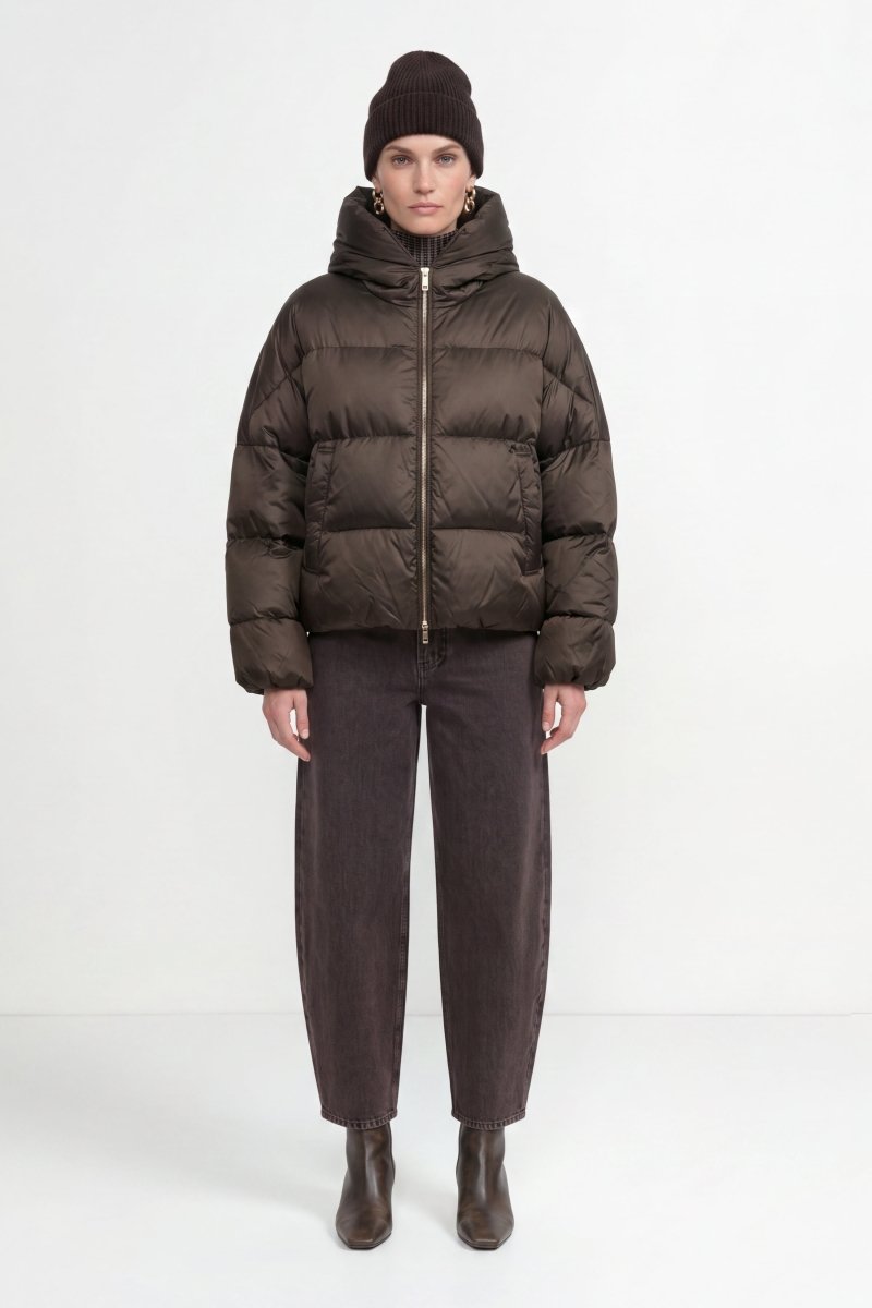 Daunenjacke mit Kapuze-Rich & Royal