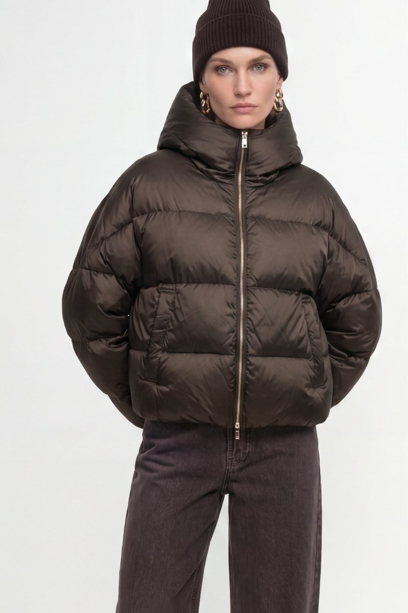 Daunenjacke mit Kapuze-Rich & Royal