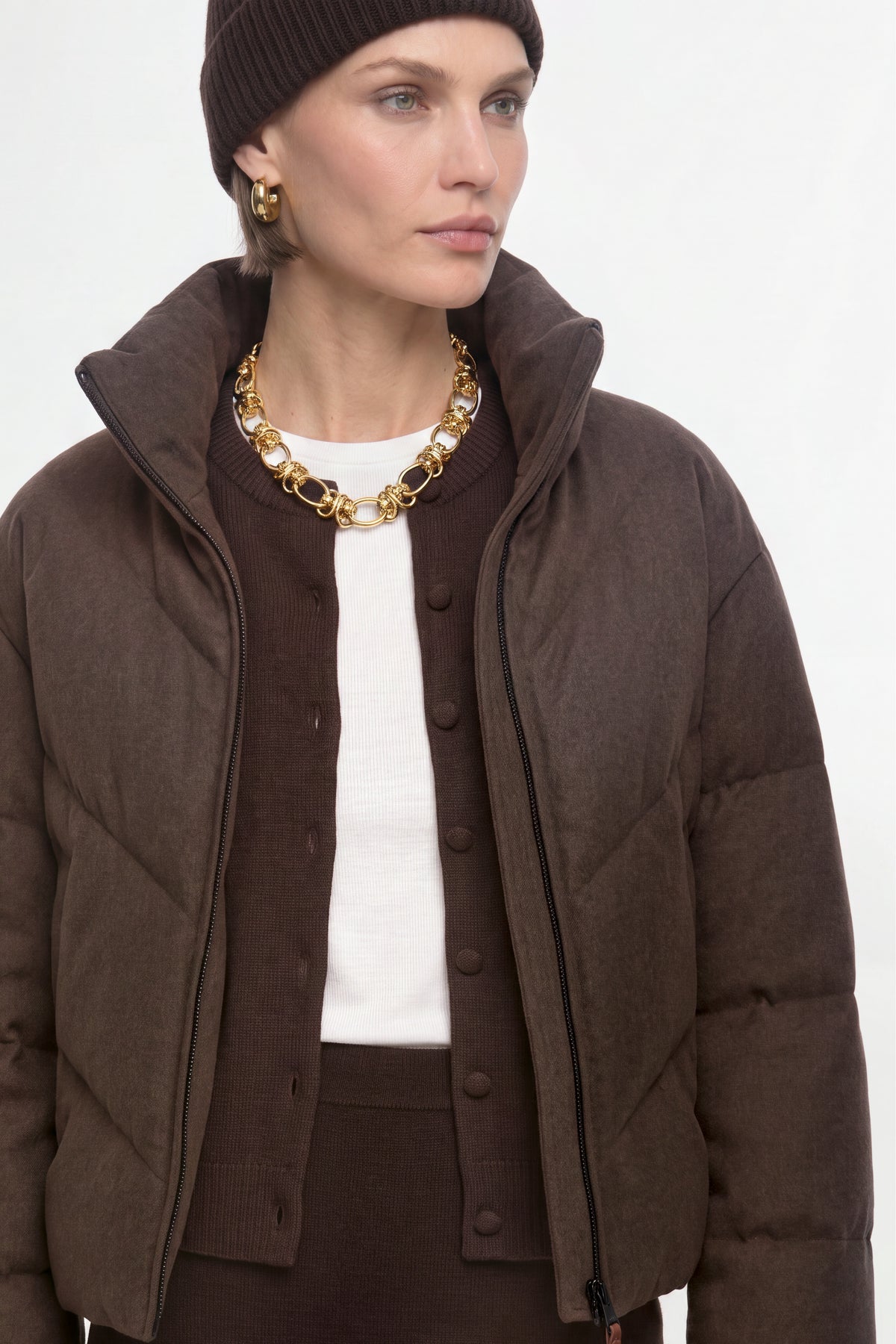 Wollmix-Jacke mit Daunenfüllung-Rich & Royal