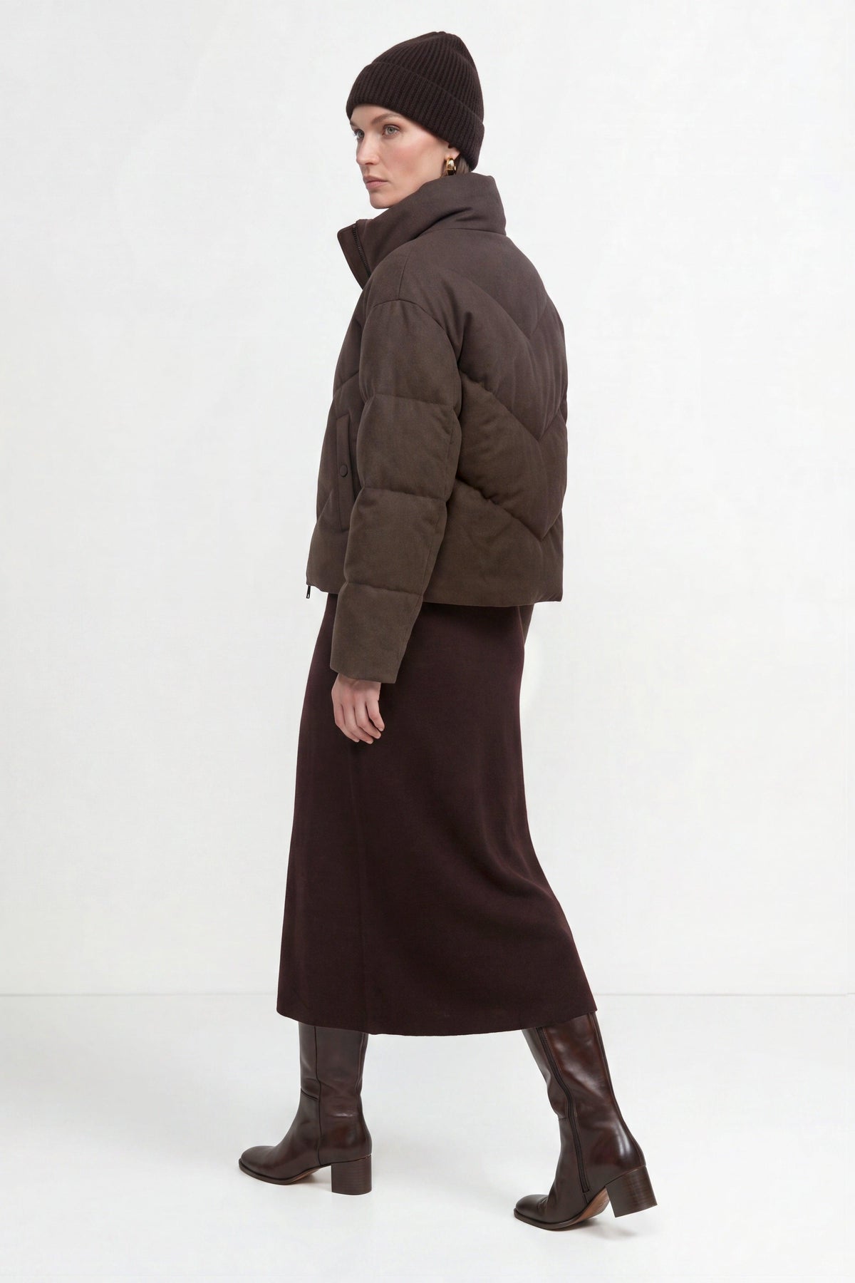 Wollmix-Jacke mit Daunenfüllung-Rich & Royal