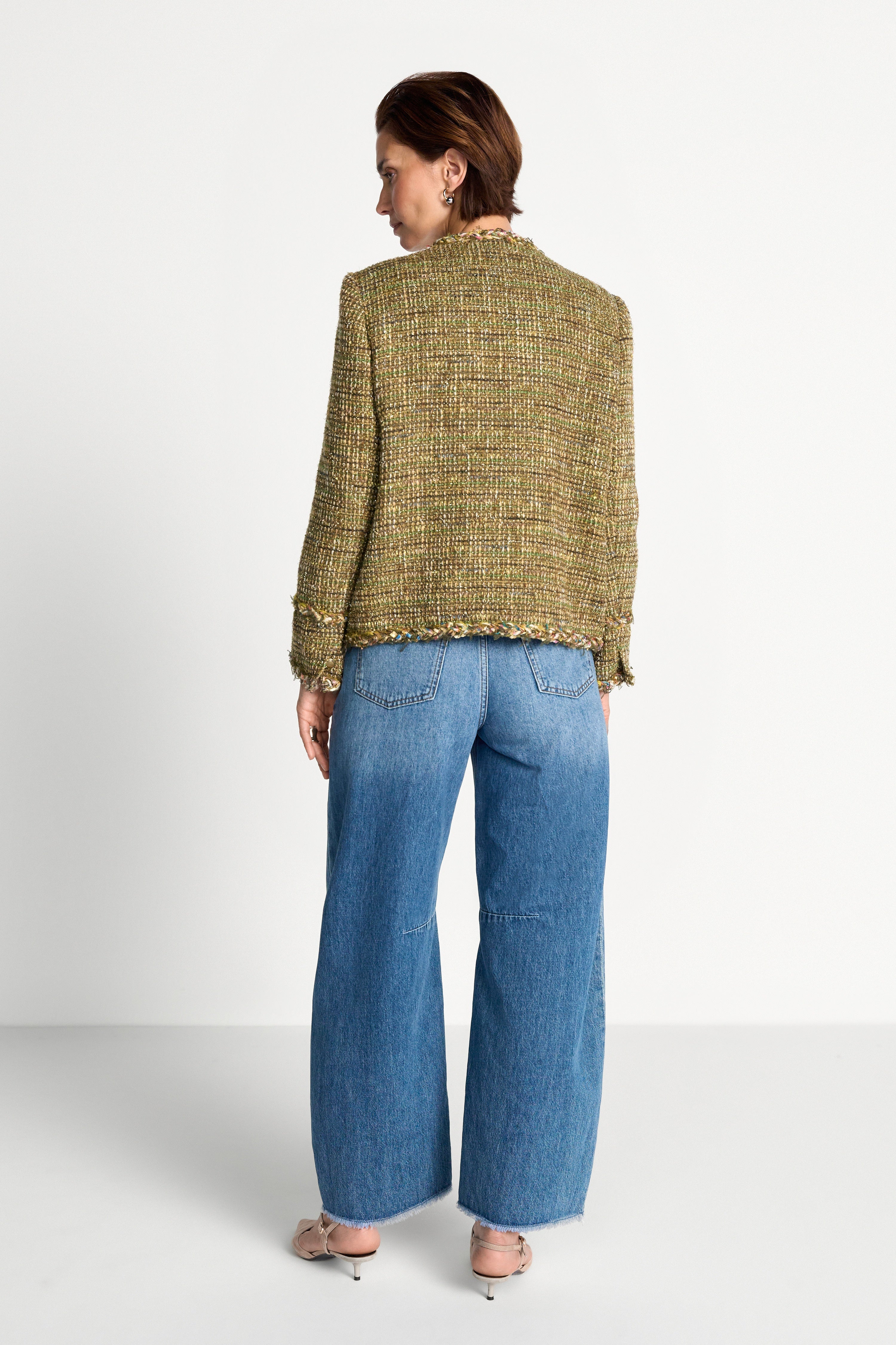 Tweed-Blazer mit Wollanteil-Rich & Royal