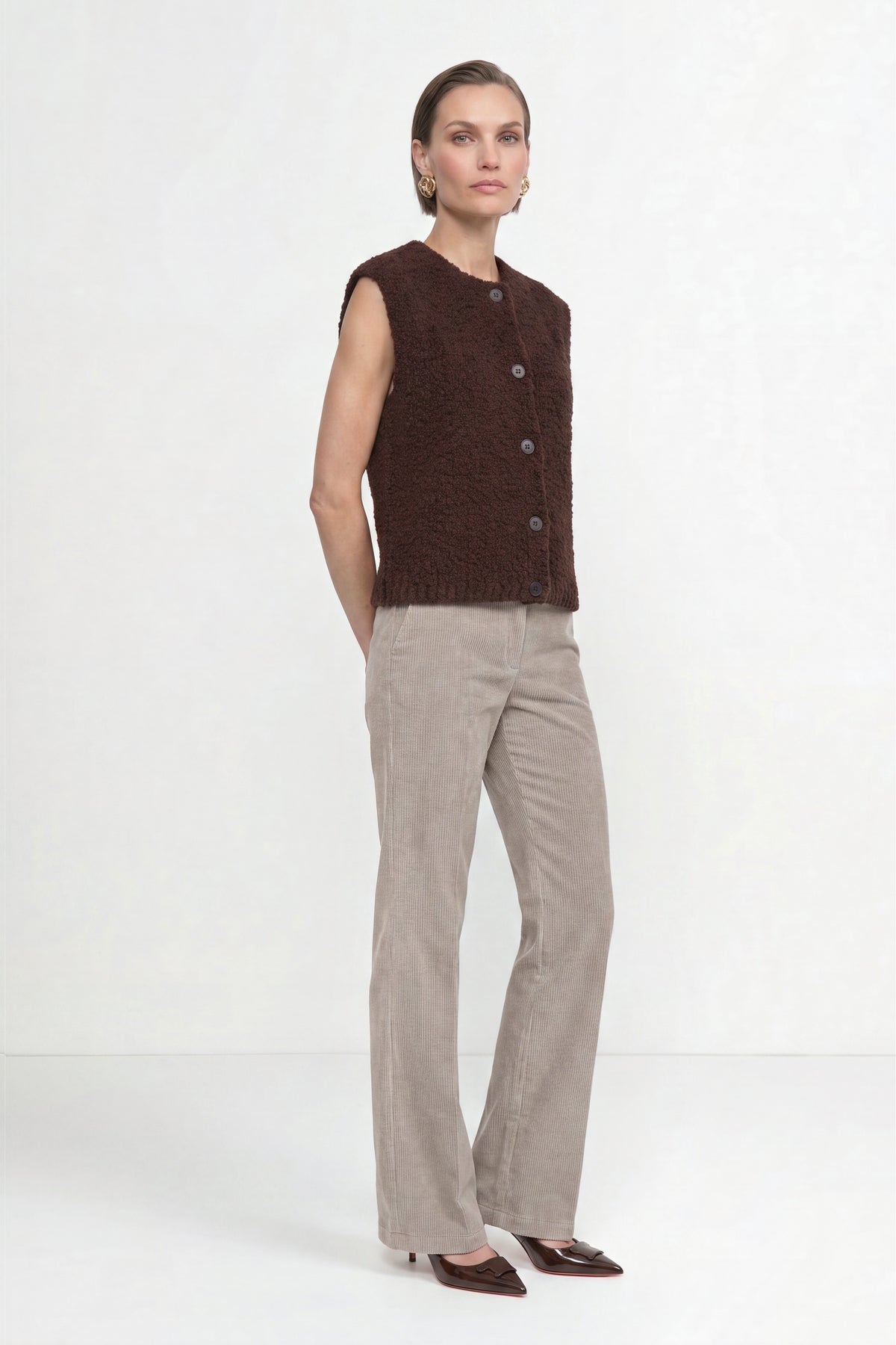 Cordhose mit weitem Bein-Rich & Royal