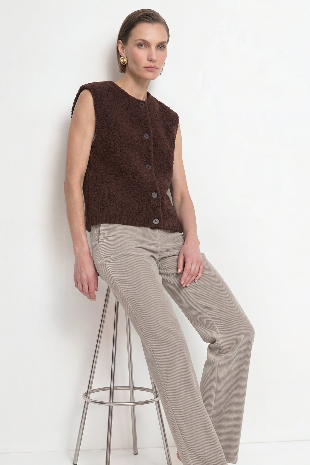 Cordhose mit weitem Bein-Rich & Royal