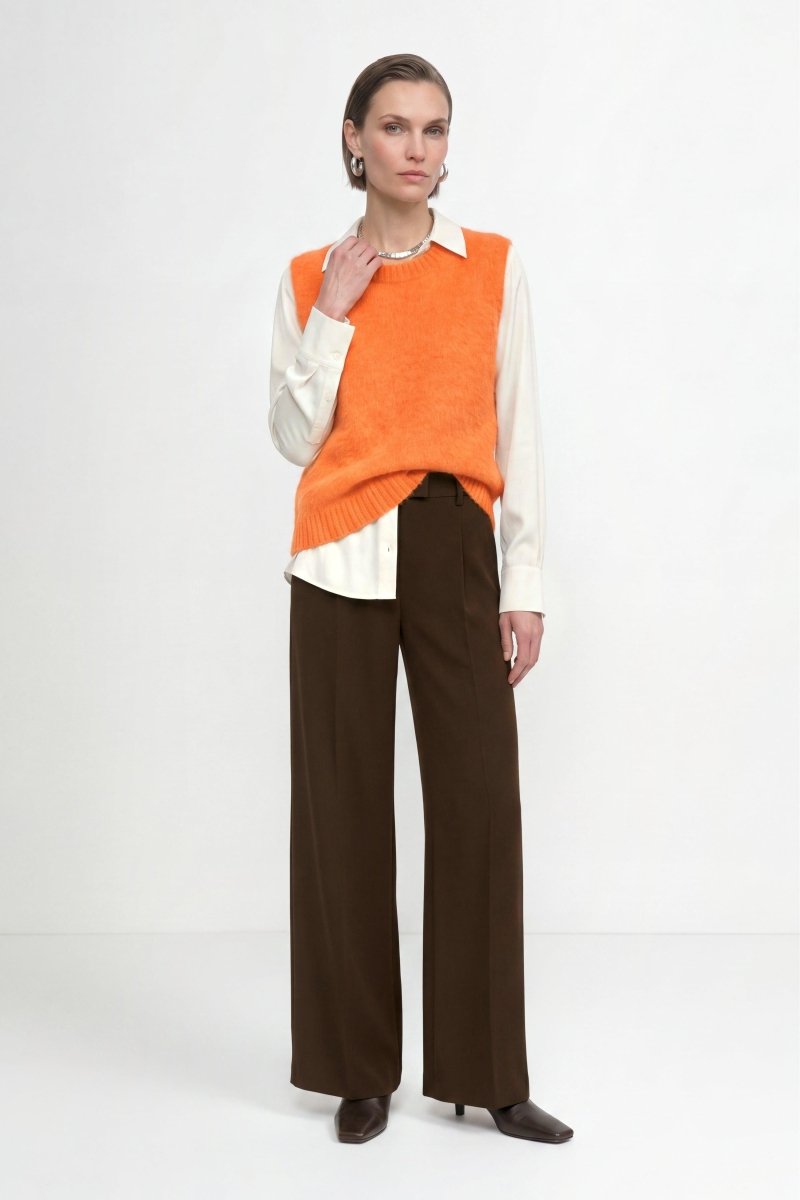 Mohair-Pullunder mit Rundhalsausschnitt-Rich & Royal