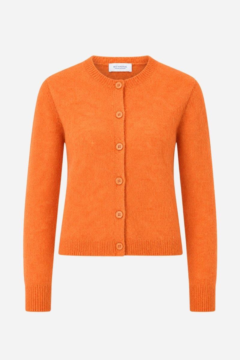 Flauschiger Mohair-Cardigan-Rich & Royal