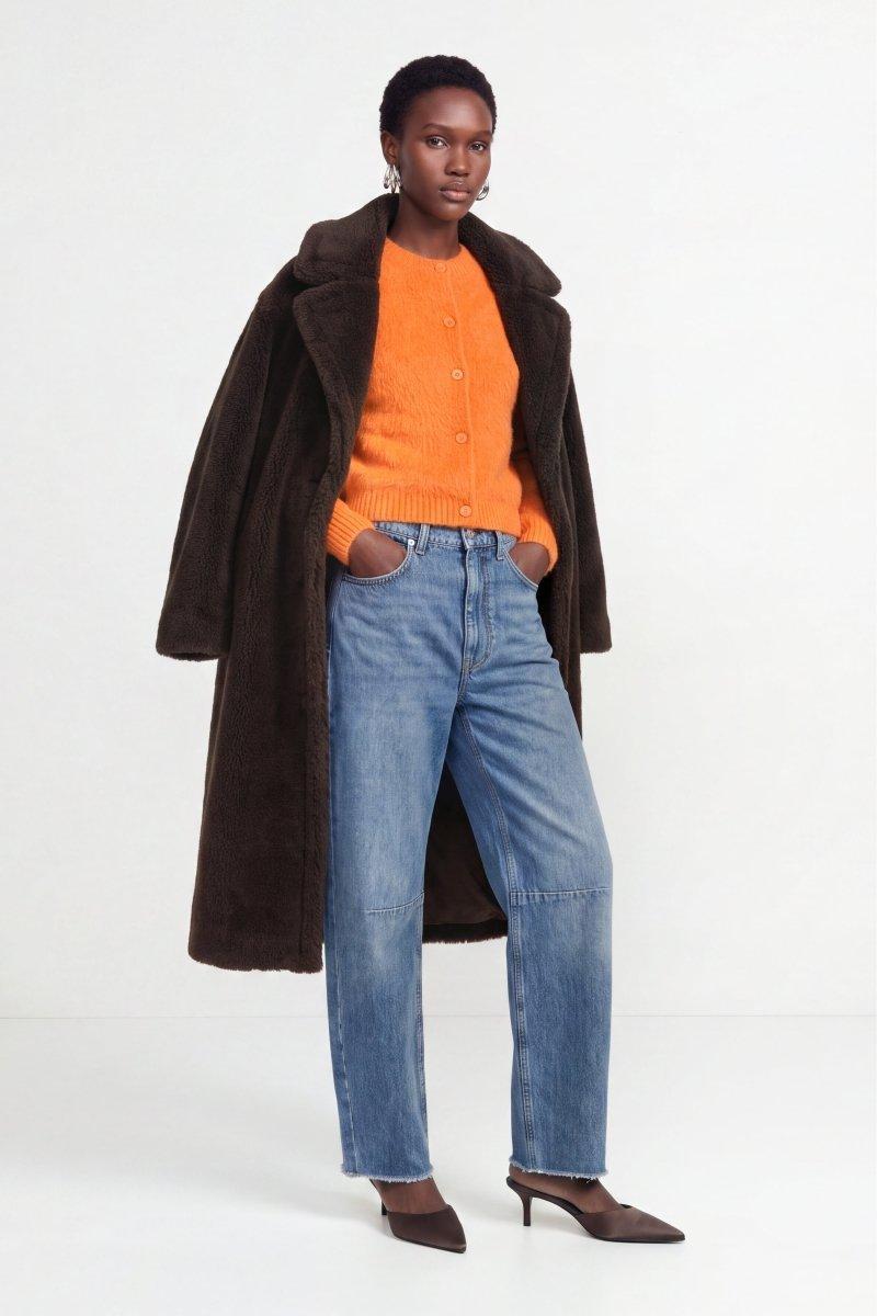 Flauschiger Mohair-Cardigan-Rich & Royal