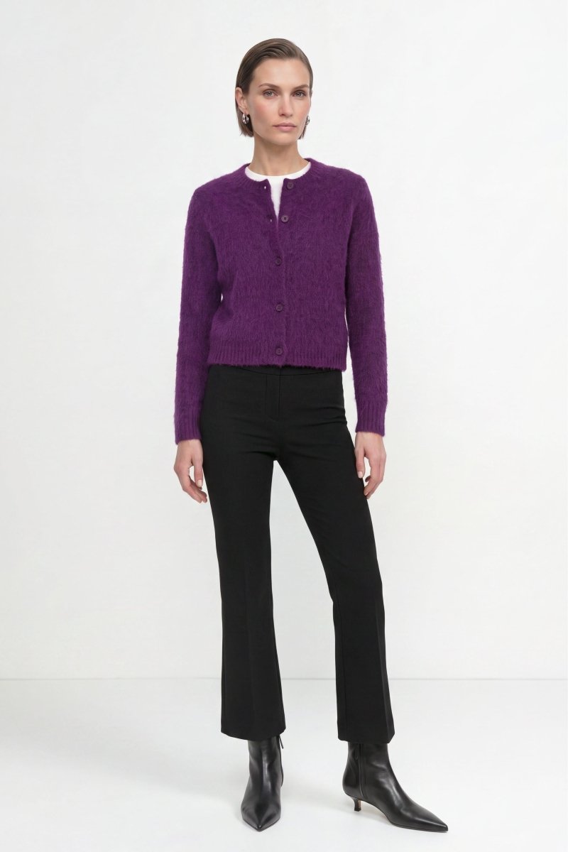 Flauschiger Mohair-Cardigan-Rich & Royal