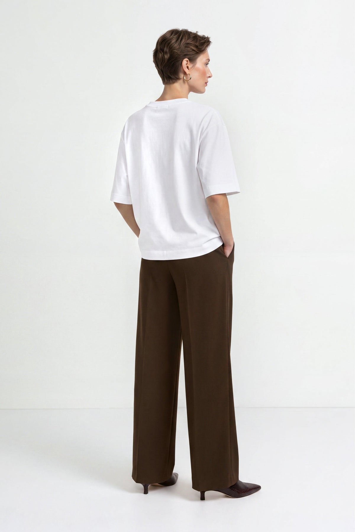 Baumwoll-T-Shirt mit Motiv-Print-Rich & Royal