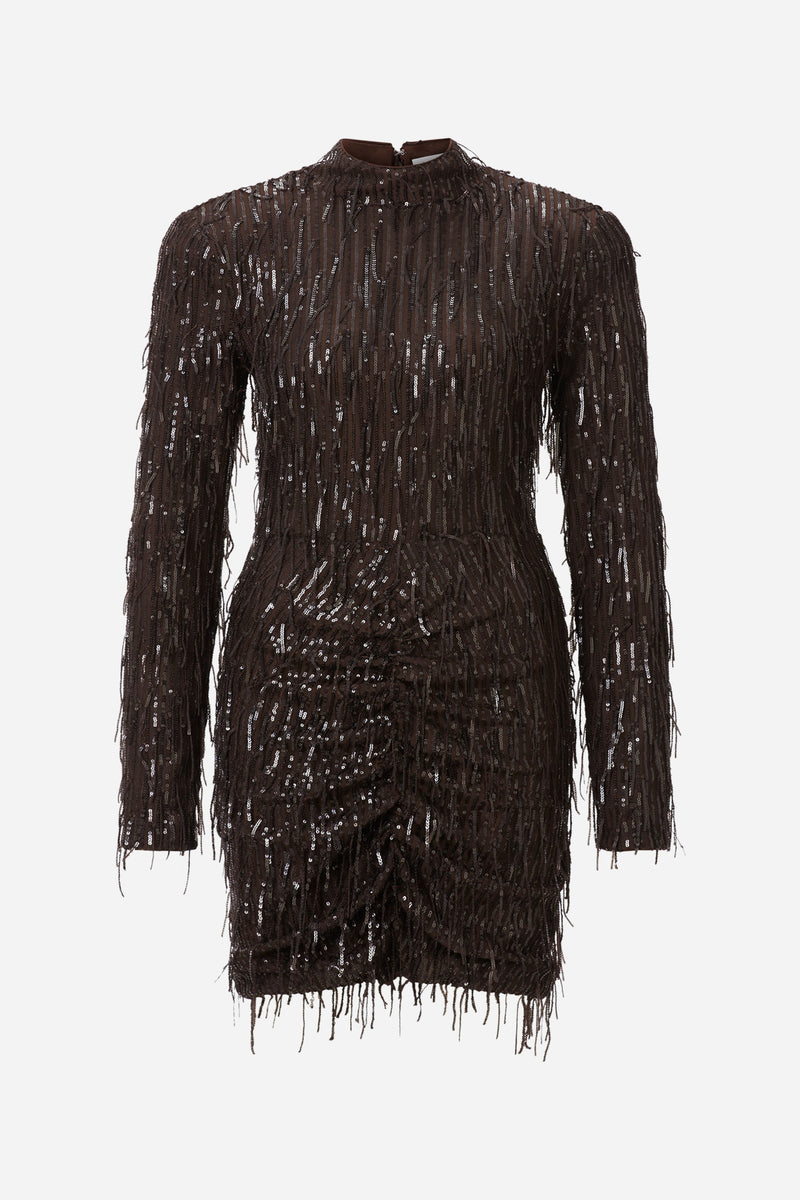 Paillettenkleid mit Fransen-Rich & Royal