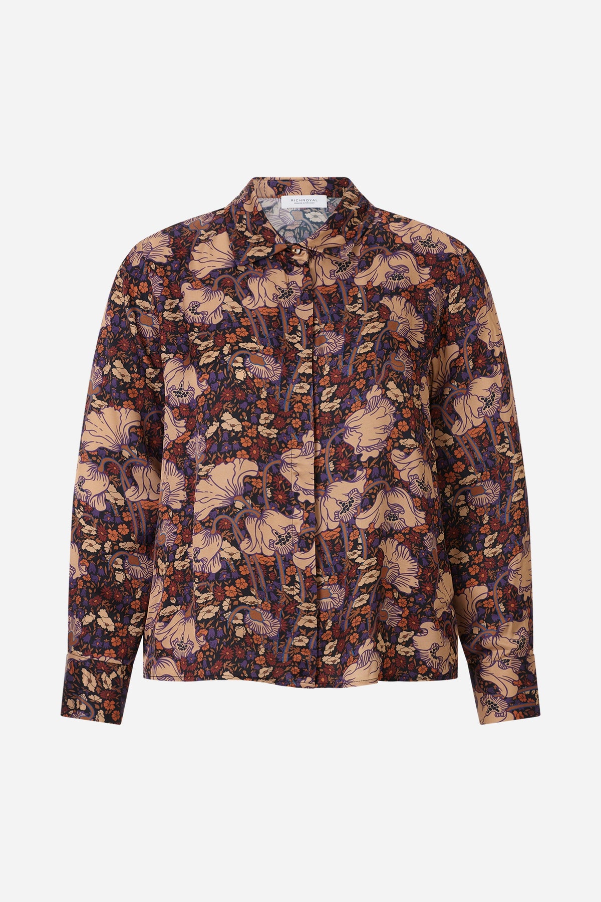 Blumenprint-Hemdbluse-Rich & Royal