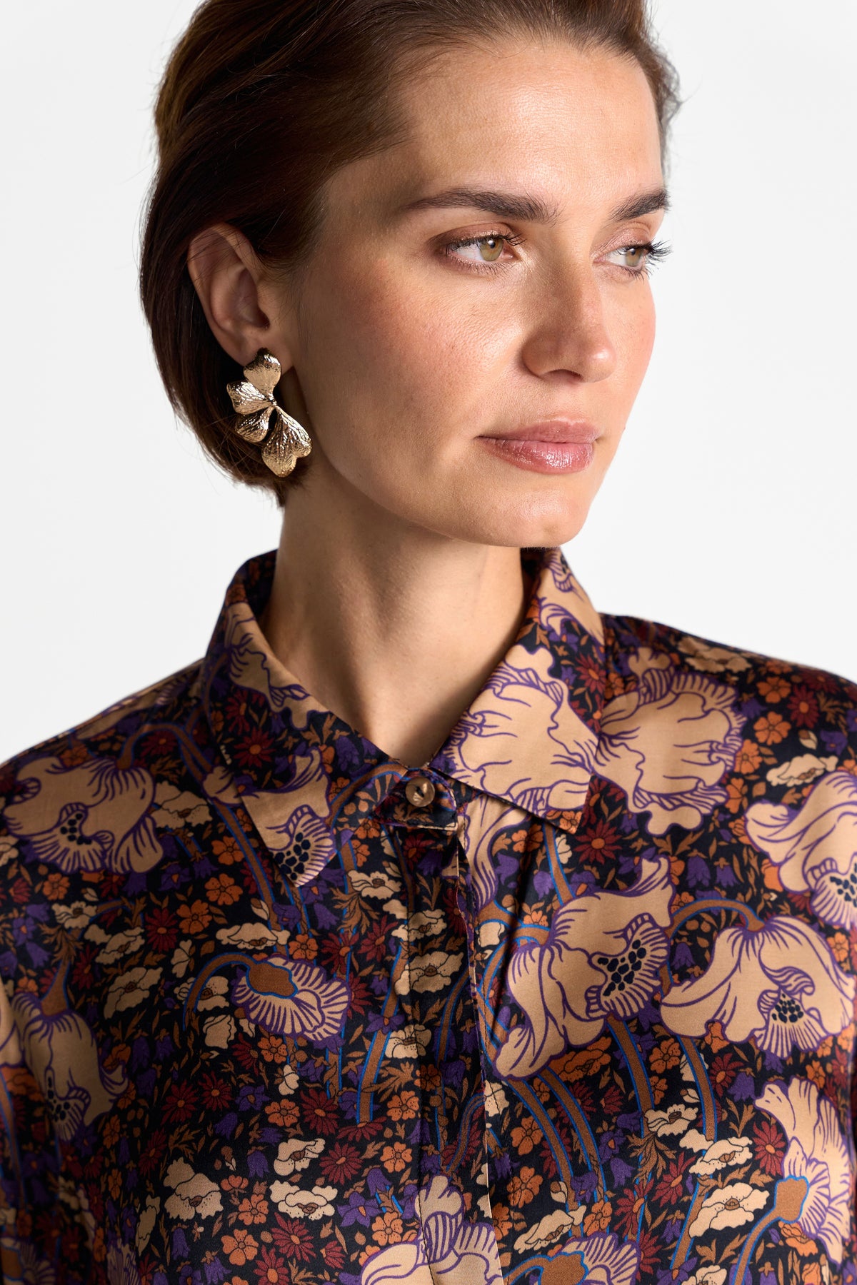 Blumenprint-Hemdbluse-Rich & Royal