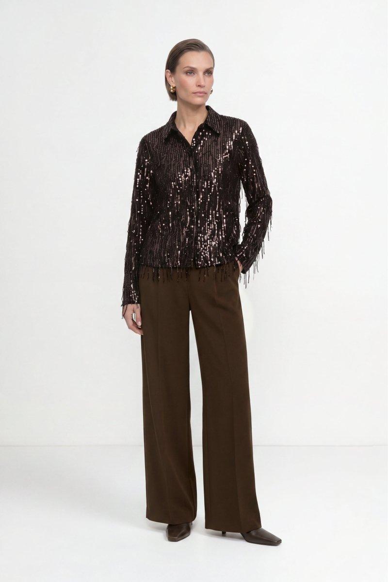 Pailletten-Hemdbluse-Rich & Royal