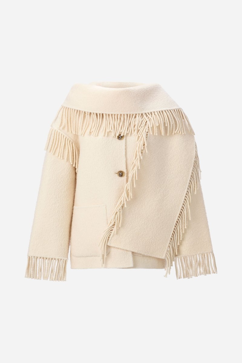 Jacket with Fringes – Look-Rich & Royal