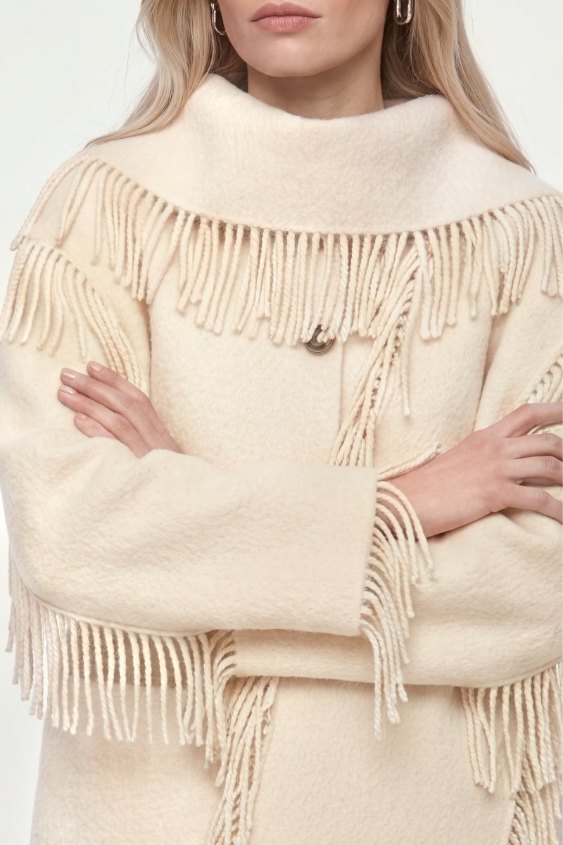 Fransenjacke mit Schalkragen-Rich & Royal