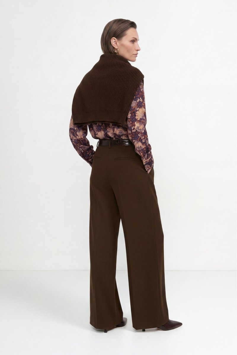 Wide-Leg-Bundfaltenhose-Rich & Royal