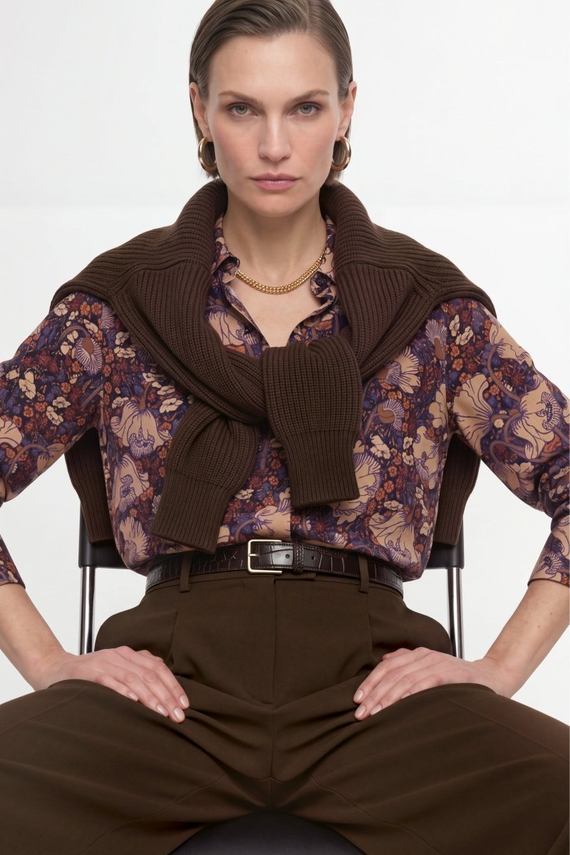 Wide-Leg-Bundfaltenhose-Rich & Royal