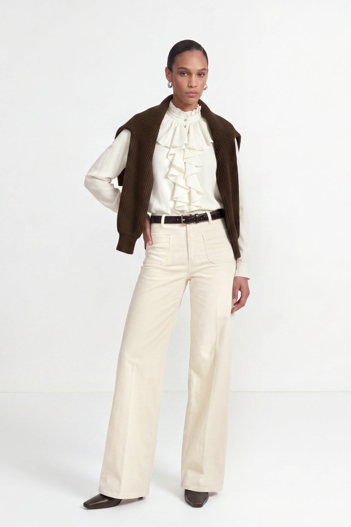 Wide-Leg-Cordhose-Rich & Royal