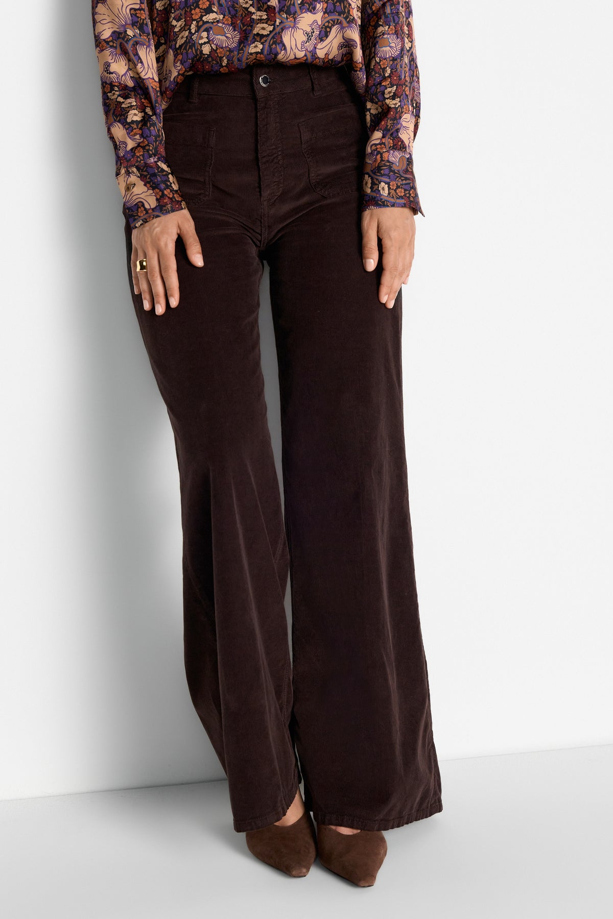 Wide-Leg-Cordhose-Rich & Royal