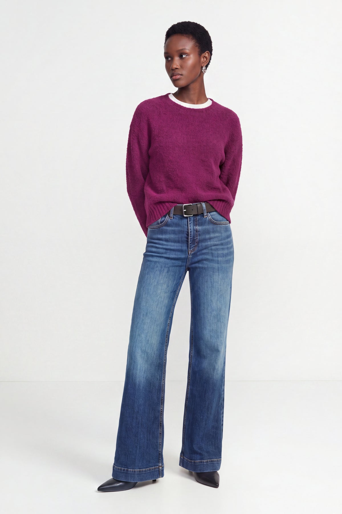 Bouclé-Strickpullover-Rich & Royal