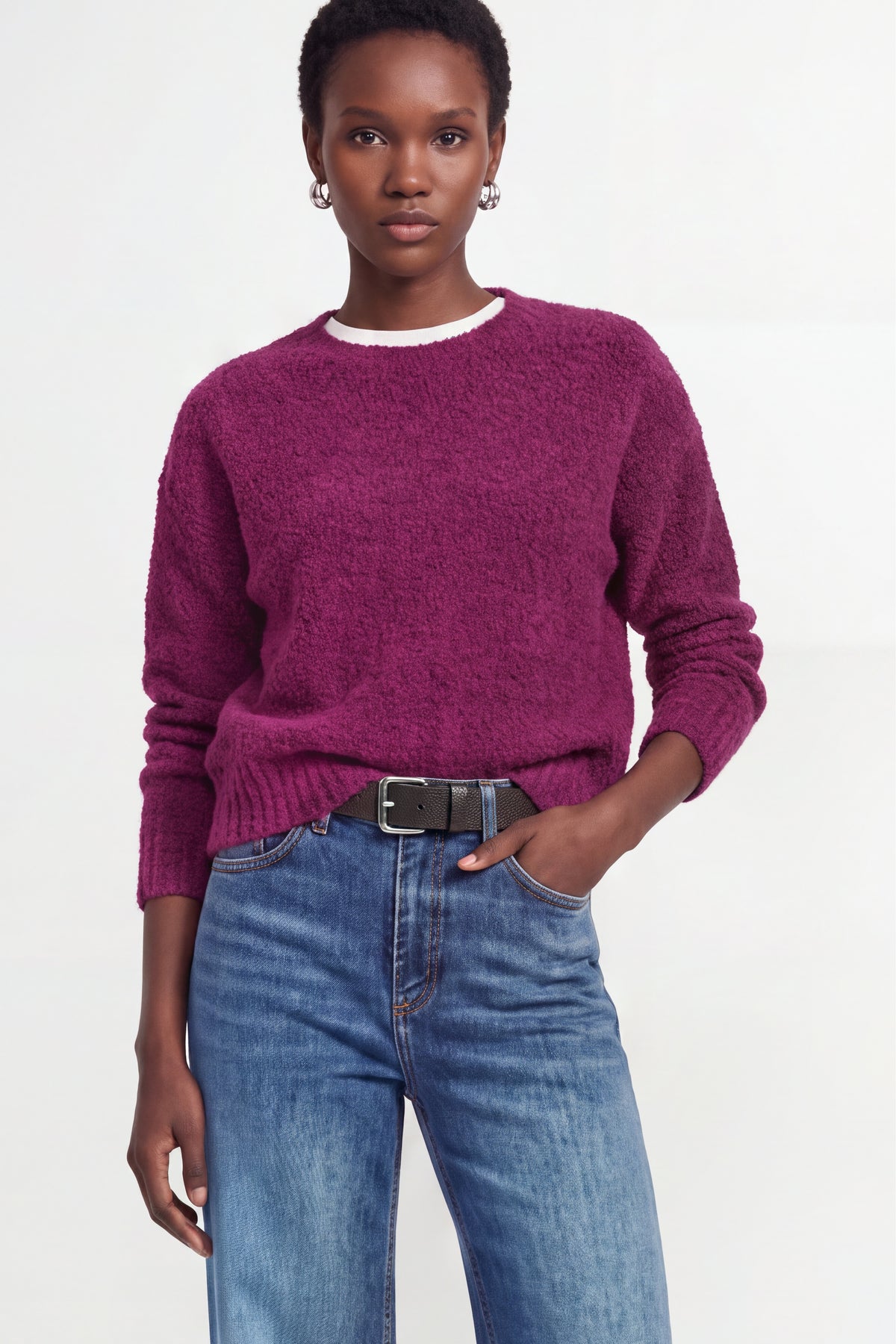 Bouclé-Strickpullover-Rich & Royal