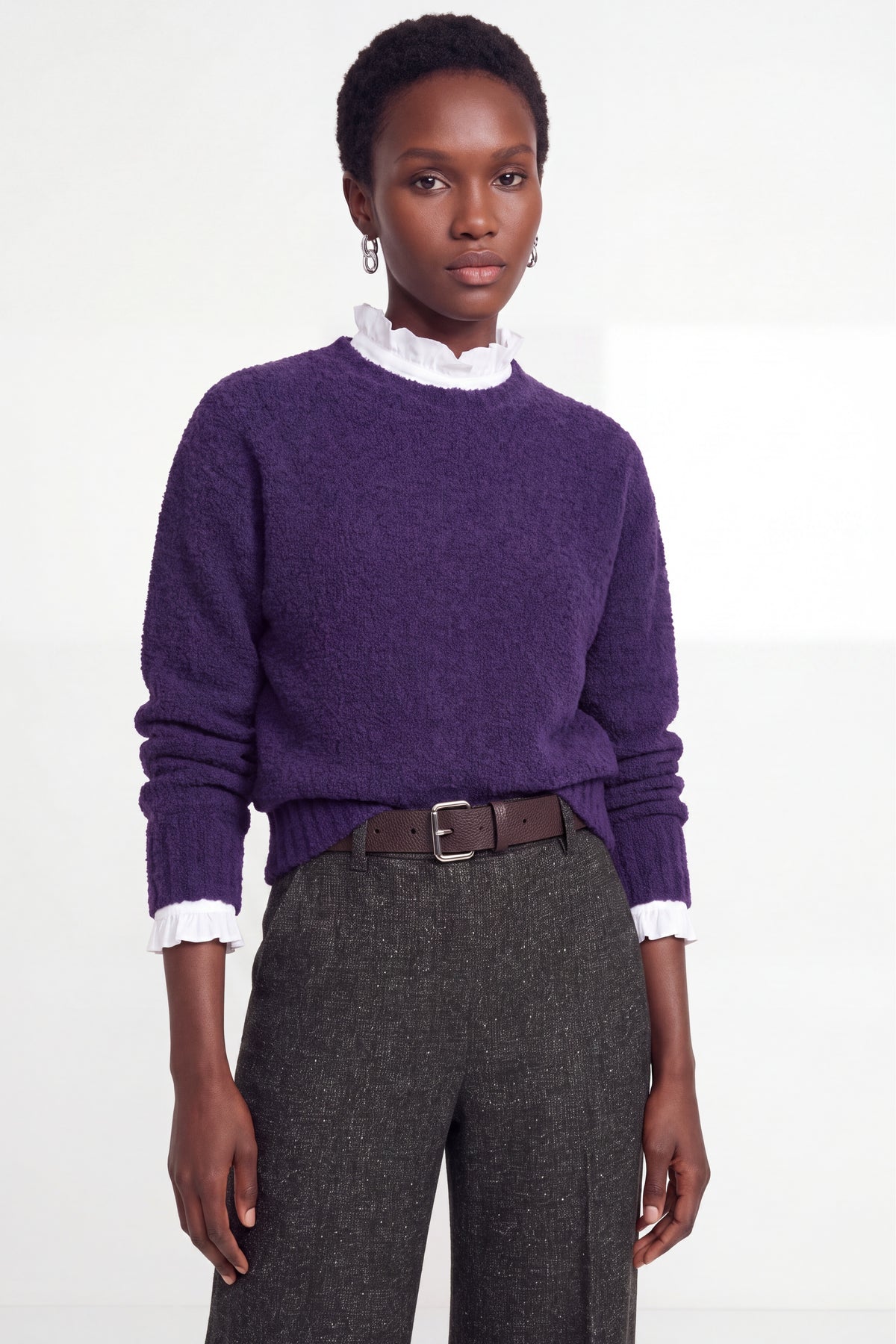 Bouclé-Strickpullover-Rich & Royal