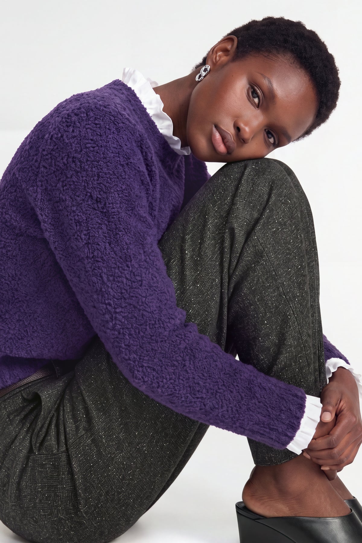 Bouclé-Strickpullover