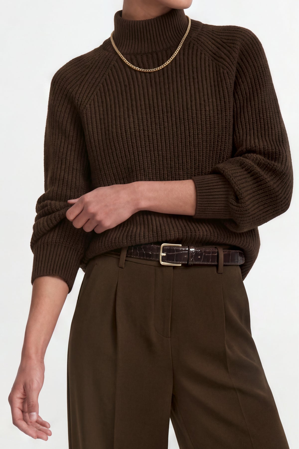 Rippstrick-Rollkragenpullover-Rich & Royal