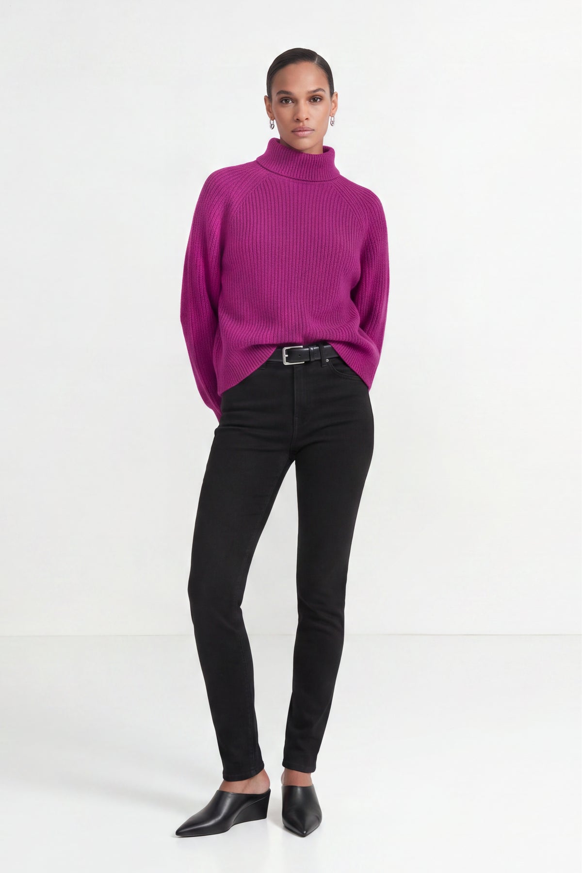 Rippstrick-Rollkragenpullover-Rich & Royal