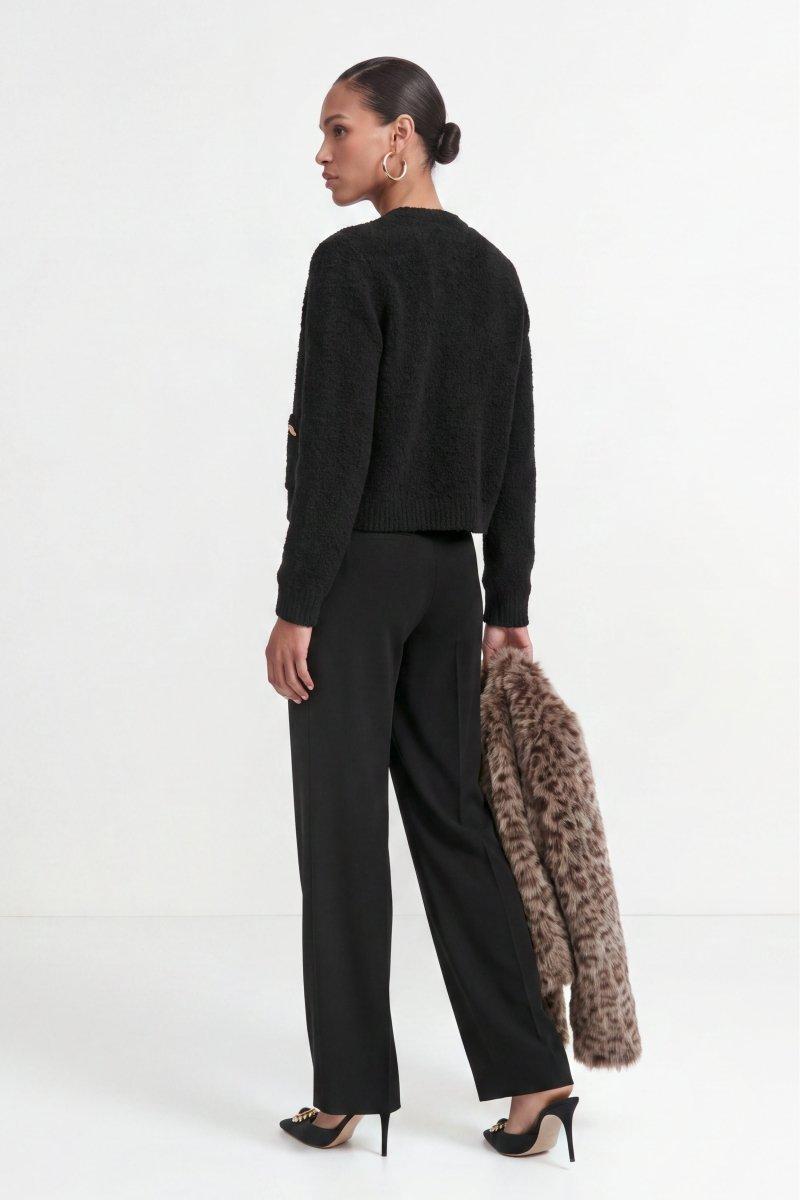 Bouclé-Cardigan mit Knopfleiste-Rich & Royal