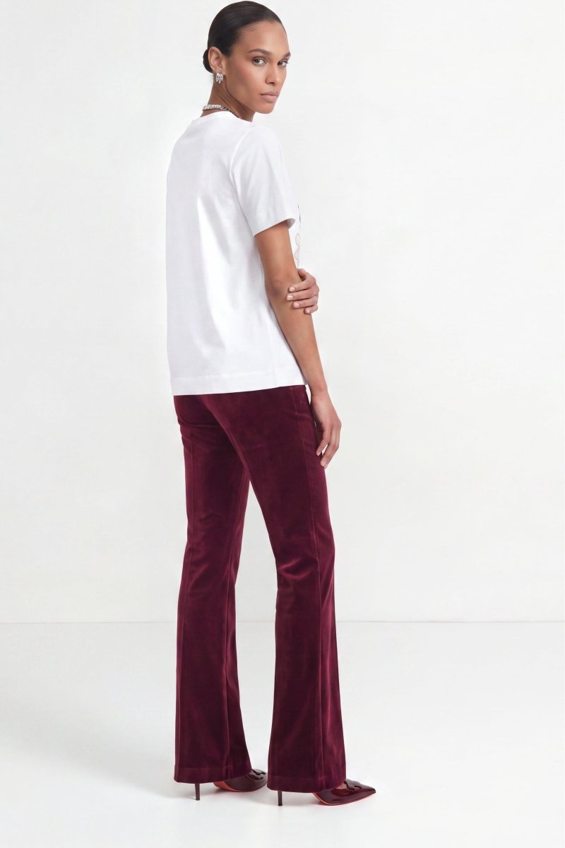 Baumwoll-T-Shirt mit Pudel-Print-Rich & Royal