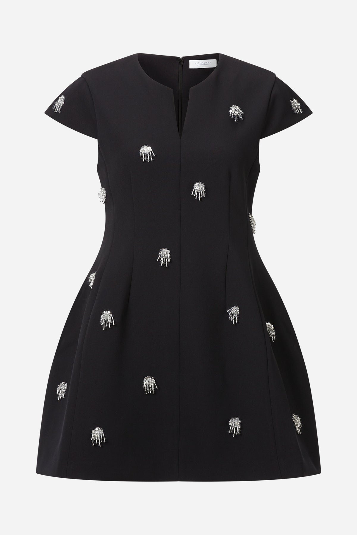 Minikleid mit Perlenstickerei-Rich & Royal