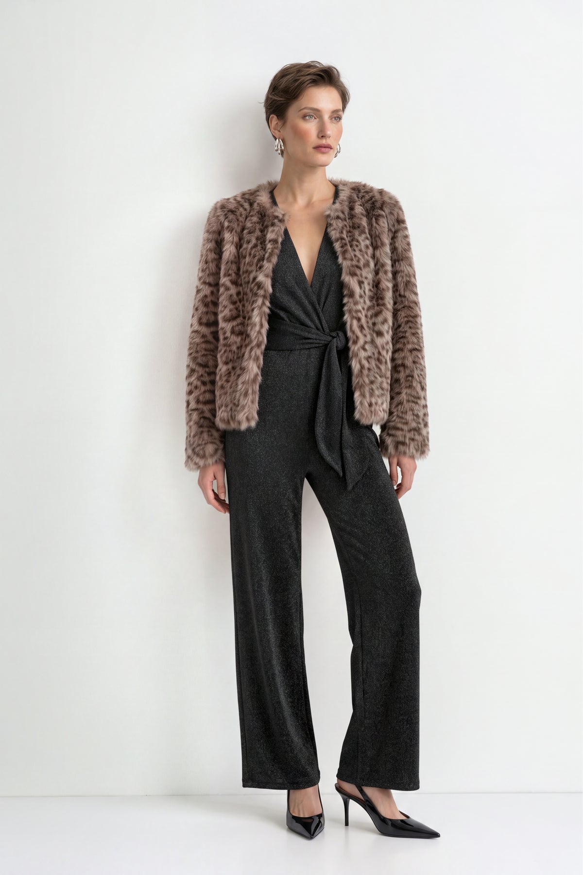 Jumpsuit mit Metallic-Effekt-Rich & Royal