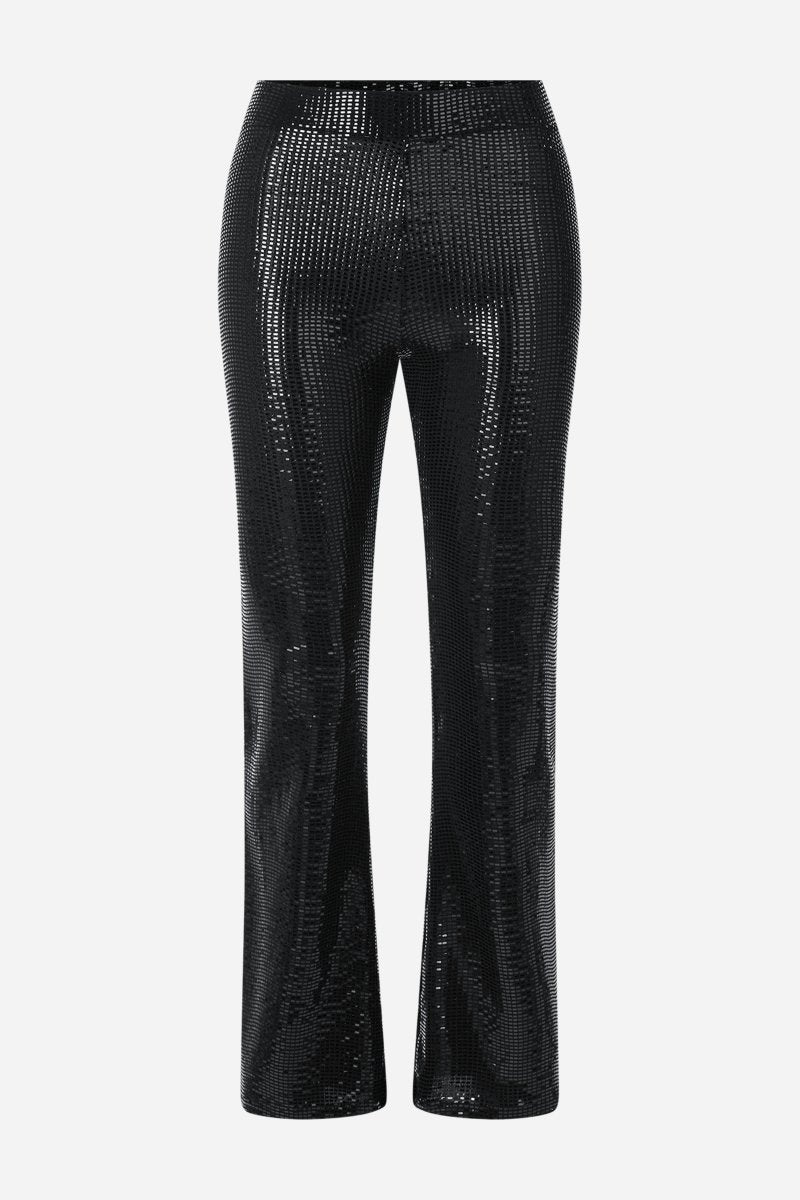 Paillettenhose mit ausgestelltem Bein-Rich & Royal