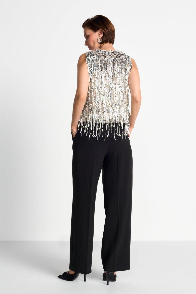 Bundfaltenhose mit weitem Bein-Rich & Royal