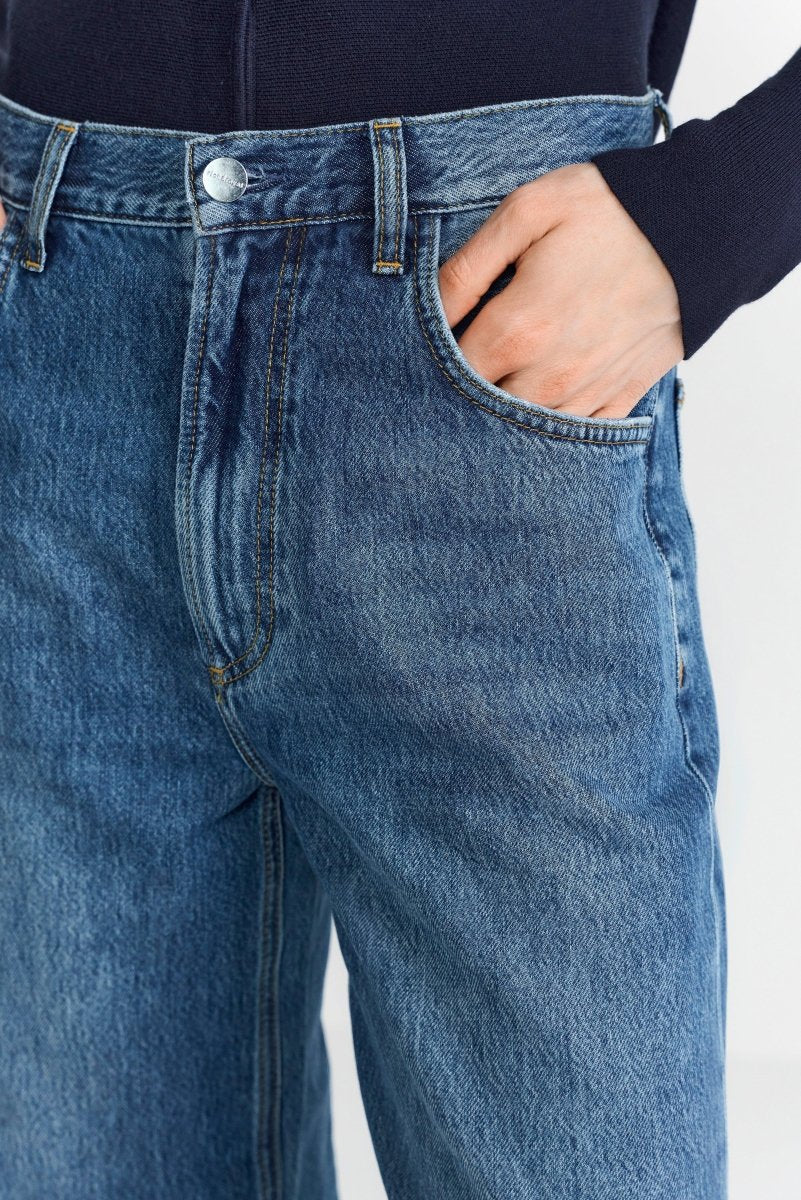 Weite High-Waist-Jeans-Rich & Royal