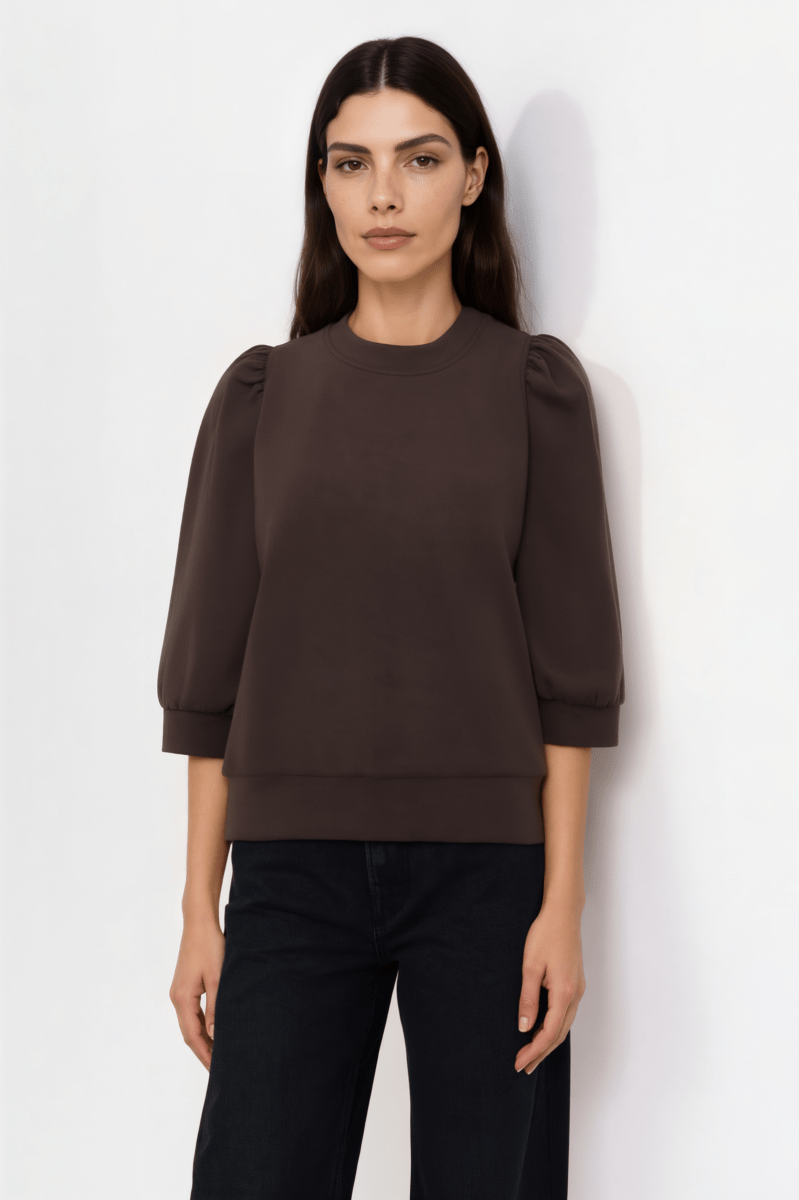 Sweatshirt mit Puffärmeln-Rich & Royal