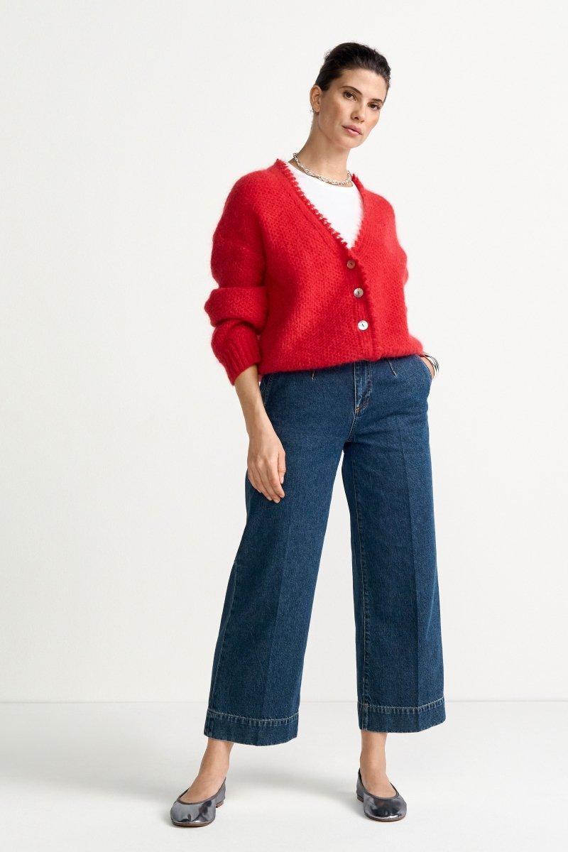 Cropped-Jeans mit geradem Bein-Rich & Royal