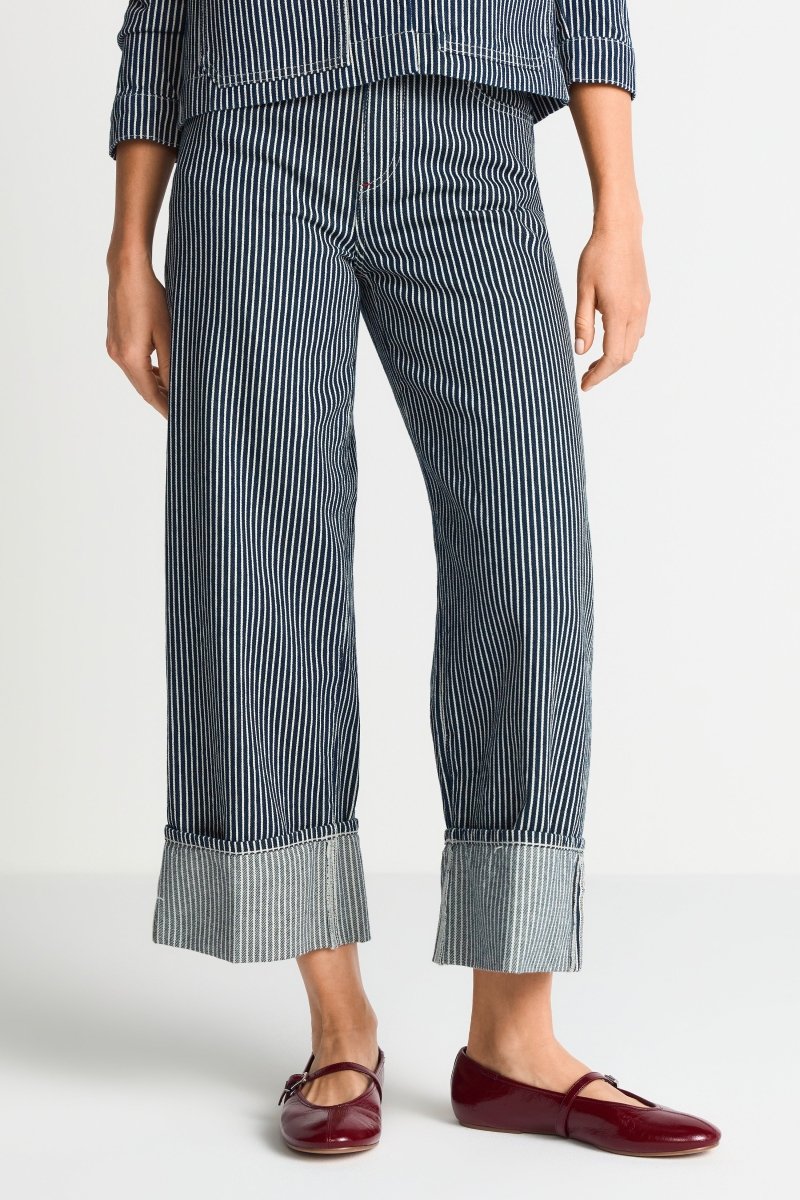 Jeans mit Nadelstreifen-Rich & Royal