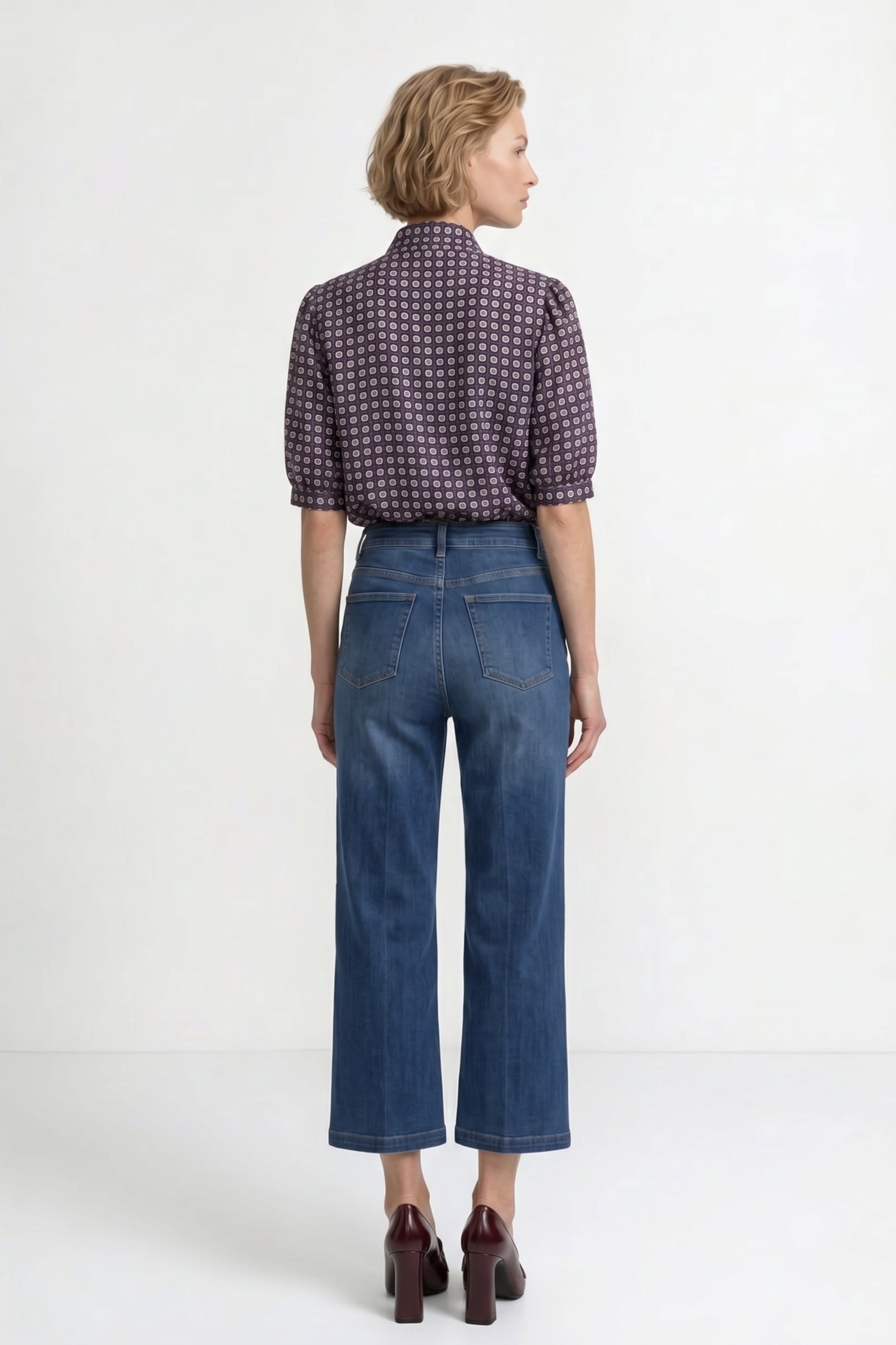 Culotte-Jeans mit Taschen-Rich & Royal