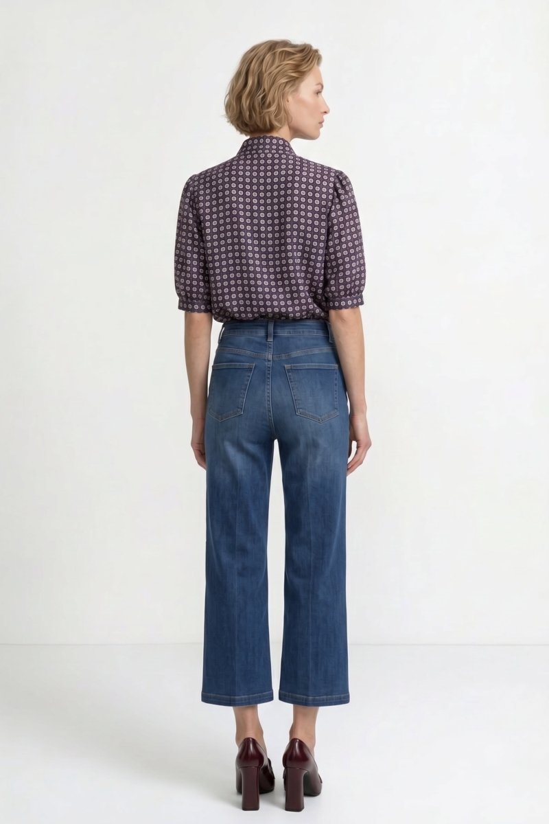 Culotte-Jeans mit Taschen-Rich & Royal