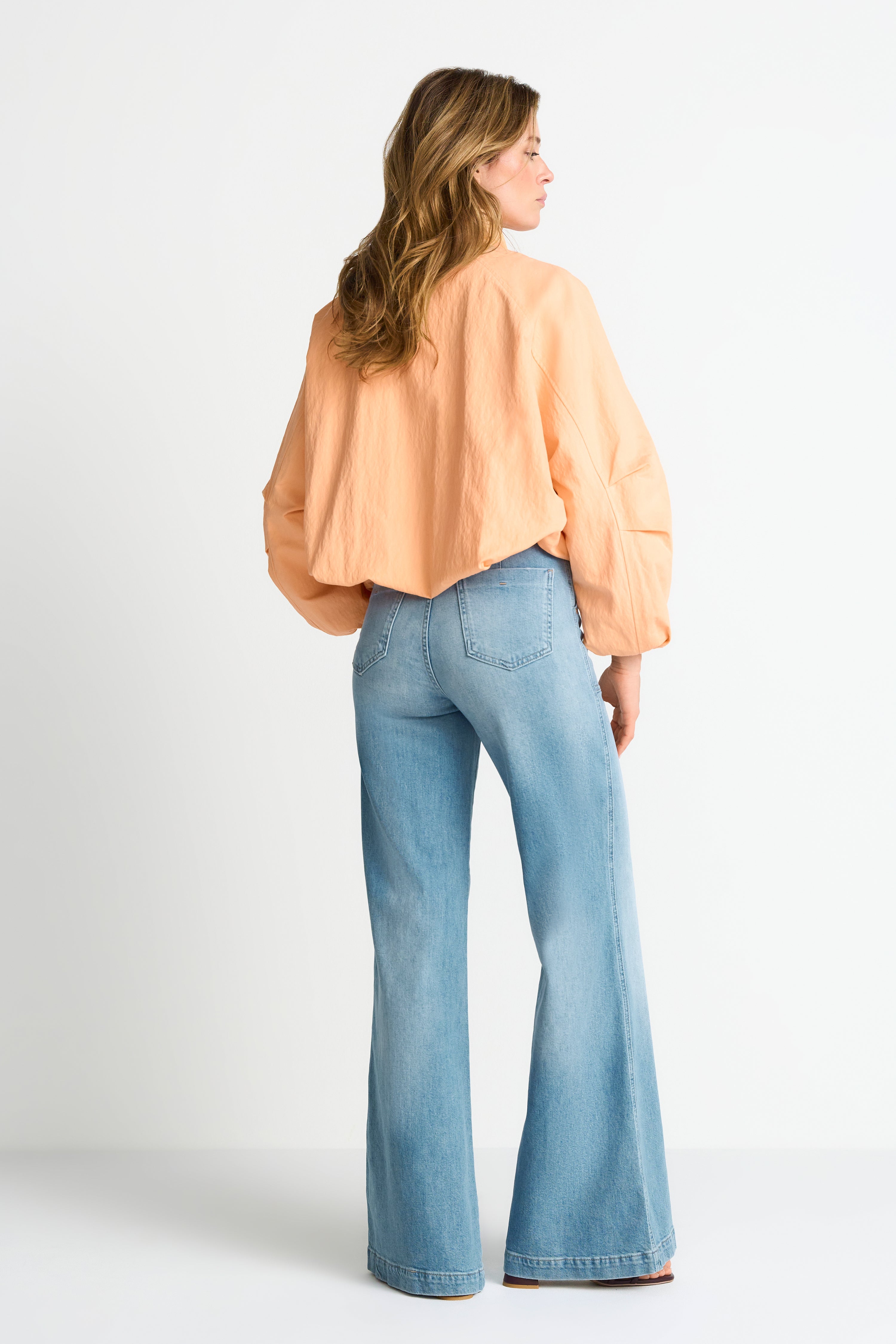 Denim Wide Leg Jeans-Rich & Royal