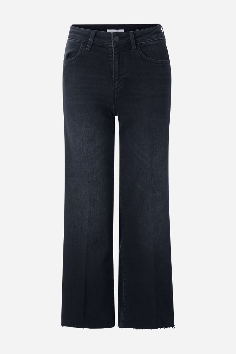 Dunkle Denim Culotte-Rich & Royal