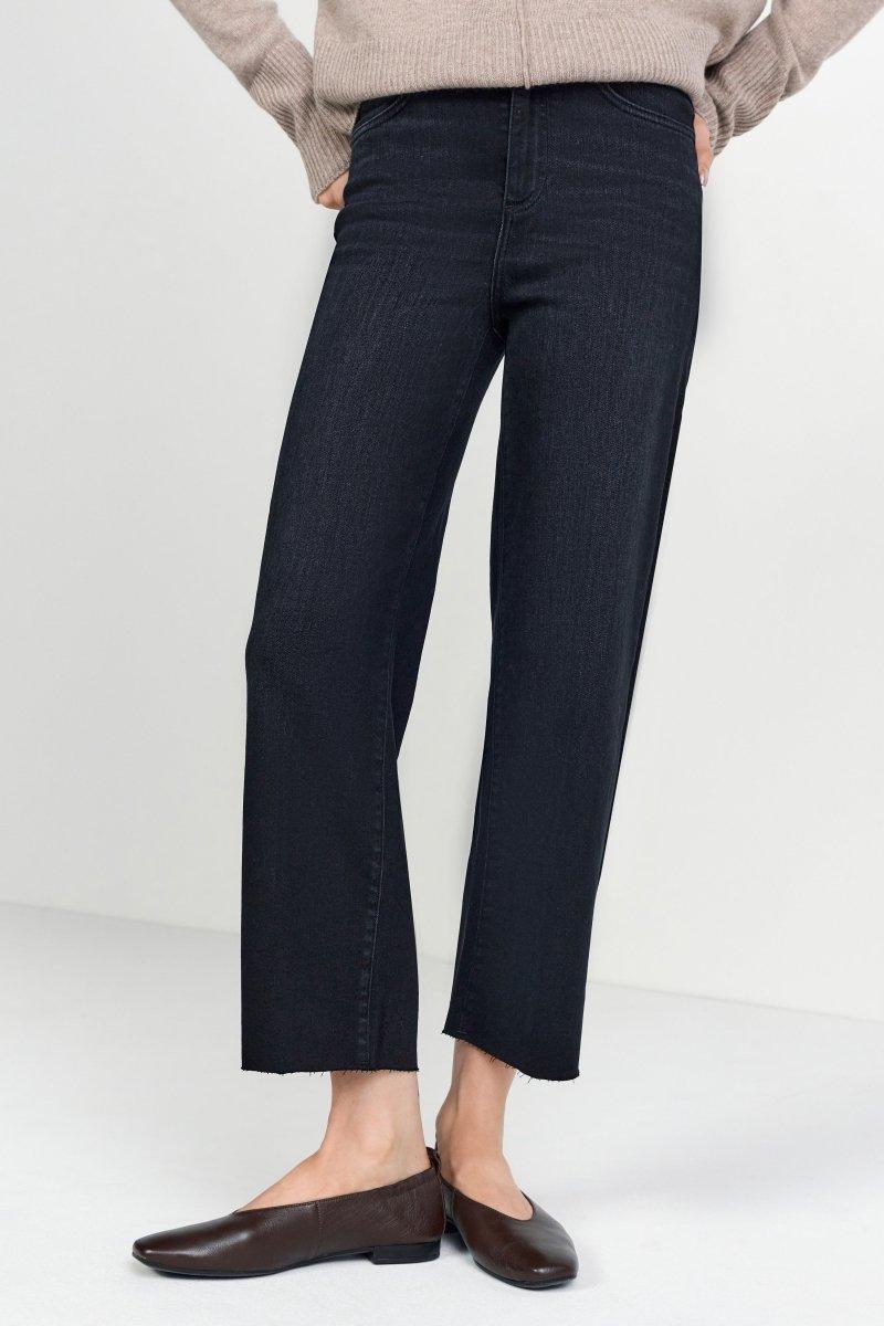 Dunkle Denim Culotte-Rich & Royal