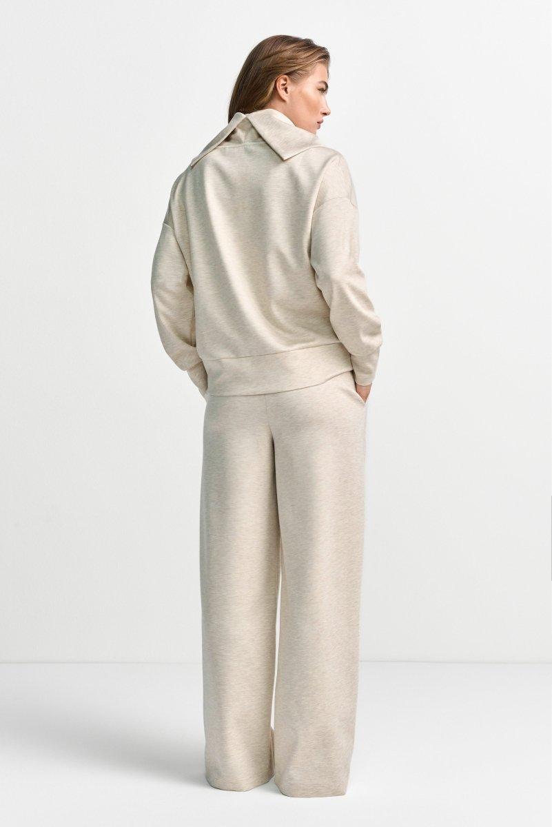 Sweatshirt mit Stehkragen-Rich & Royal