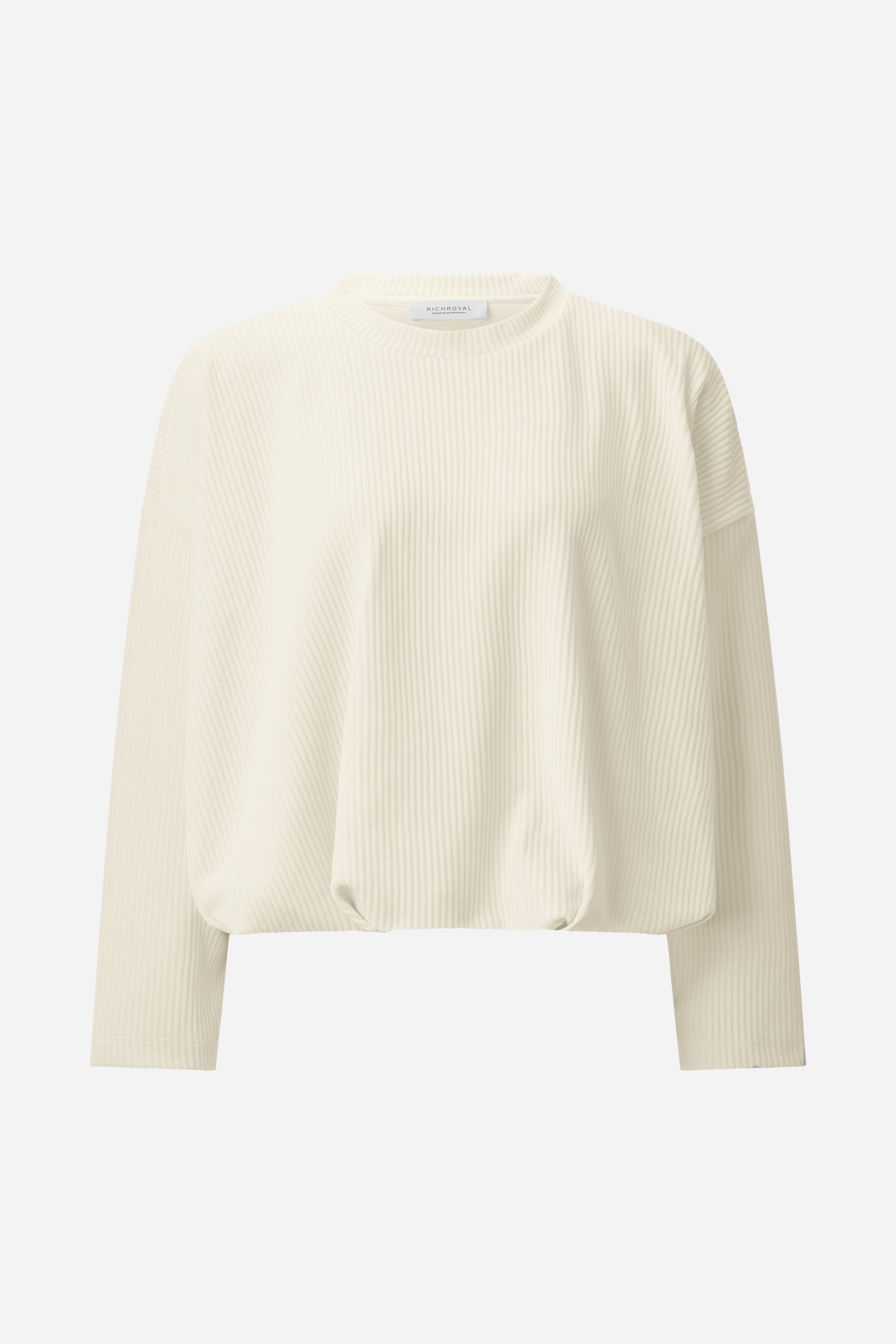 Cordpullover mit Mock-Neck-Rich & Royal