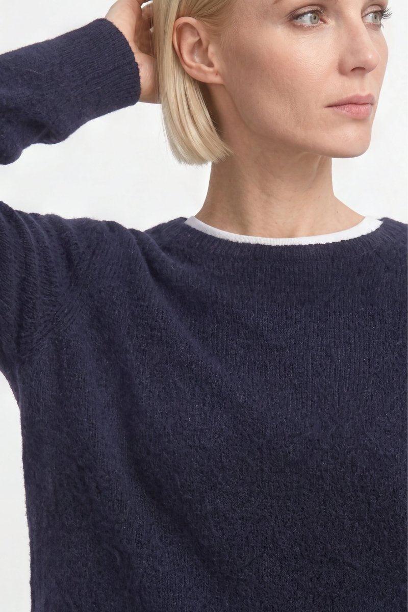 Nahtloser Strickpullover-Rich & Royal